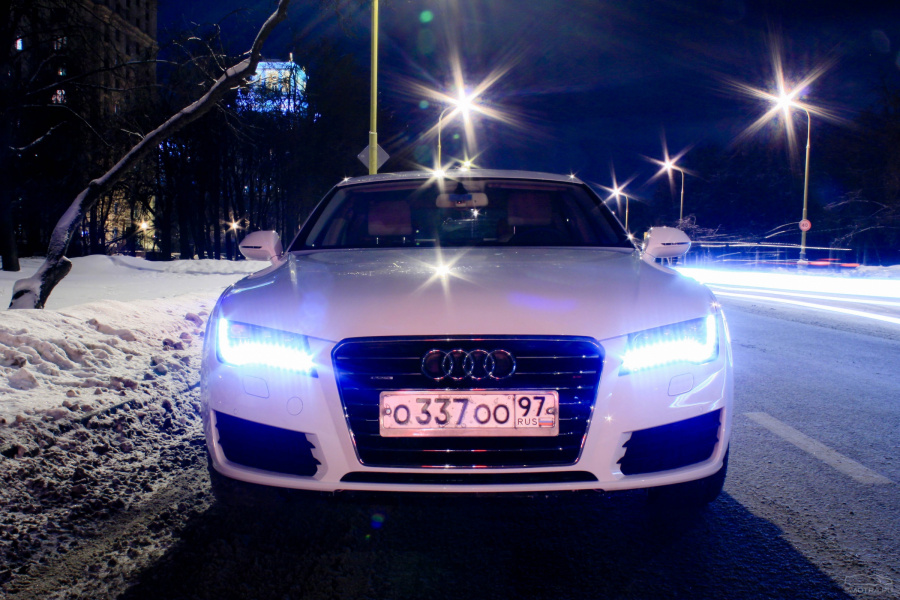 Audi a5 ночью