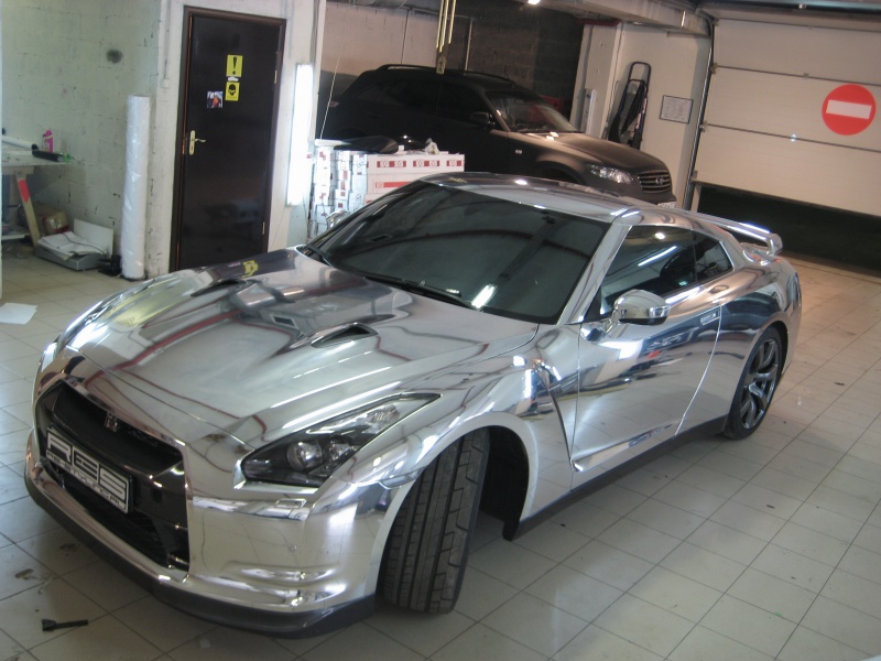 Nissan GTR хром