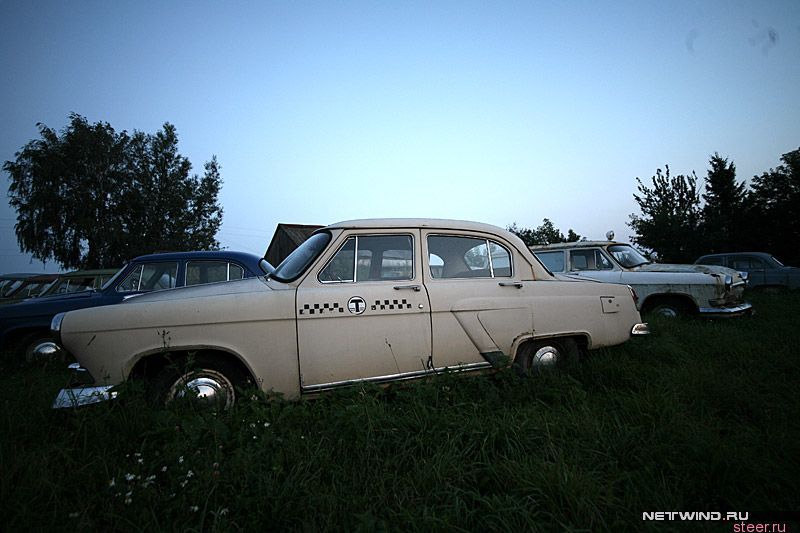 Кладбище автомобилей в чернобыле